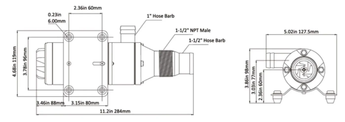 SEAFLO Macerator Pump kit